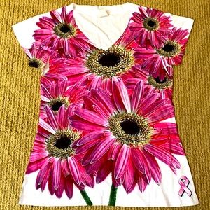 Breast Cancer Awareness V-neck Tee